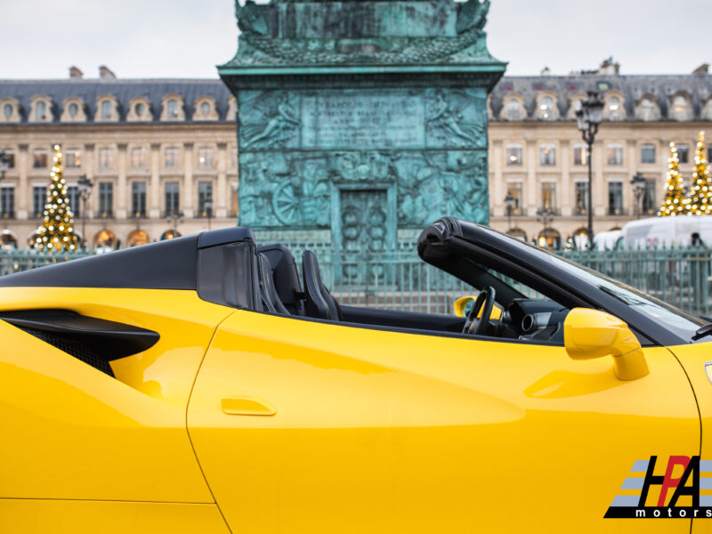 Ferrari F8 Spider Jaune Vendôme