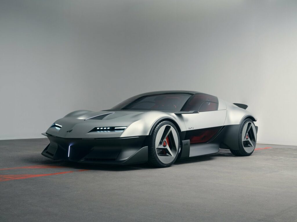 Alpine A310 Vision vue avant trois quarts